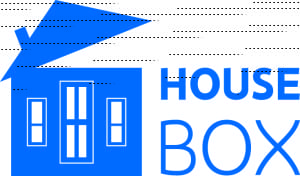 Horizontal House Box-Blue